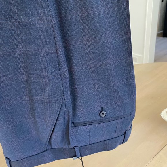 Ted Baker Navy Mens Suit Pants Size 32 - Picture 5 of 6